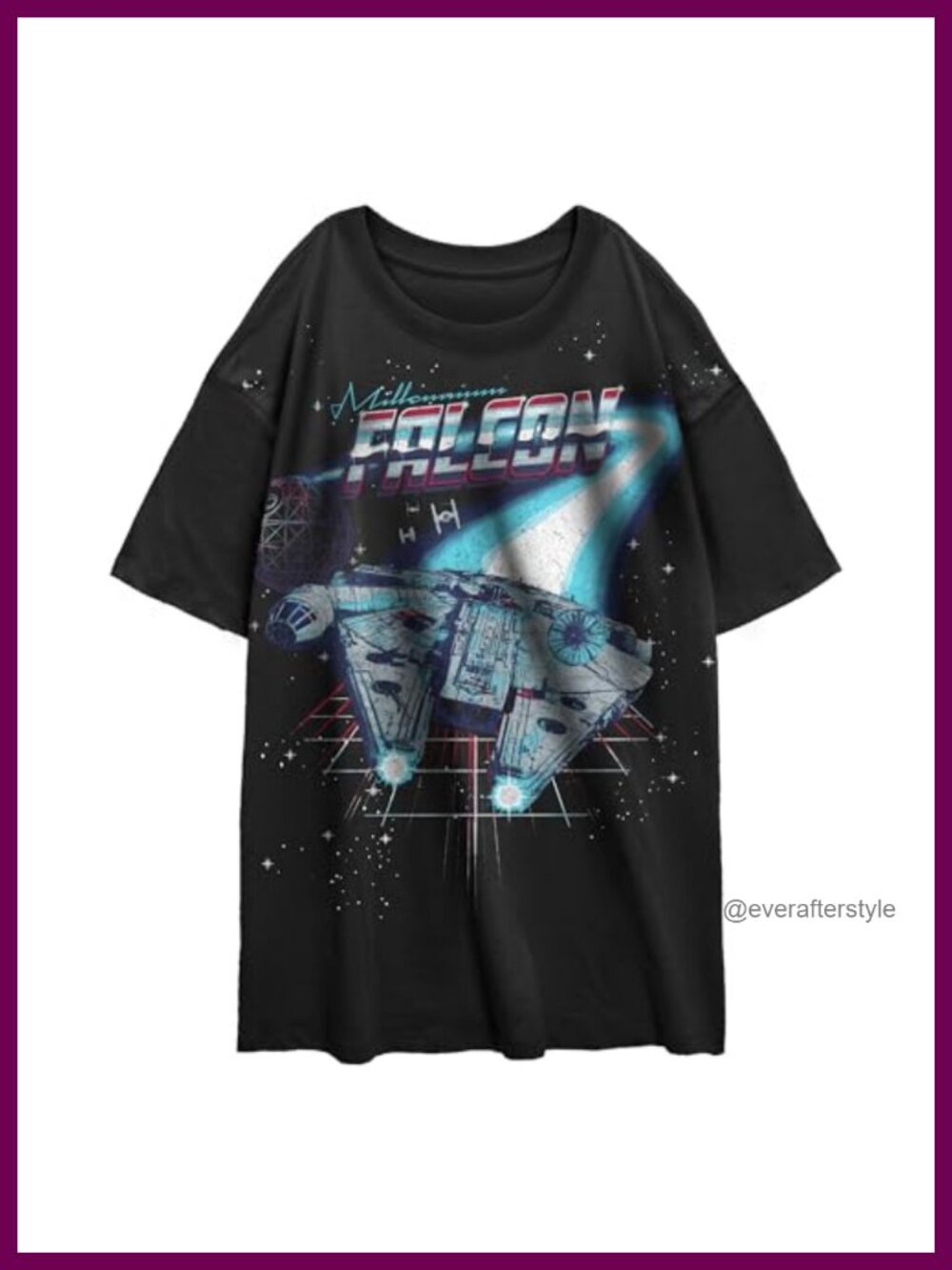 Women's Oversized Graphic T-Shirt 100% Cotton Scoop Neck